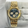 Breitling Navitimer Rattrapante Chrono K34030 38MM Blue 18K Gold Limited To 25