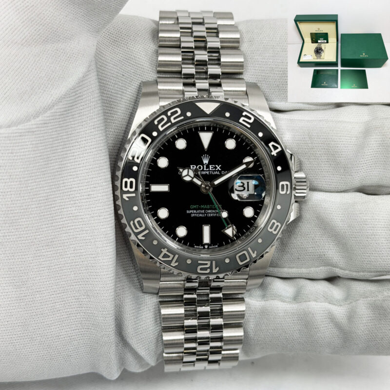2026 Rolex GMT-Master II Bruce Wayne 126710GRNR 40MM Black Stainless Steel B/p