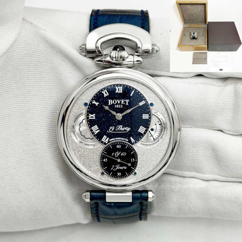 Like New 2026 Bovet 19THIRTY NTS0115 42MM Aventurine Steel Box Paper
