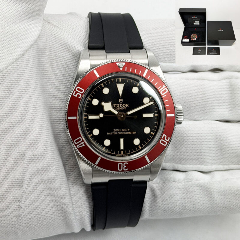 2024 Tudor Black Bay Burgundy 7941A1A0RU 41MM Black Dial Steel Box Paper
