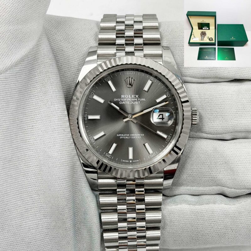 2026 Rolex Datejust 41 126334 41MM Rhodium Dial Stainless Steel Box Papers