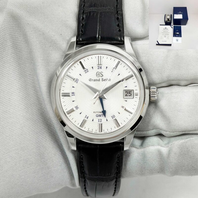 2026 Grand Seiko Elegance Collection Snowdrop SBGM255 39.5MM Silver Box Papers