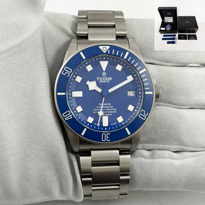 2024 Tudor Pelagos 25600TB 42MM Blue Dial Titanium Box Papers