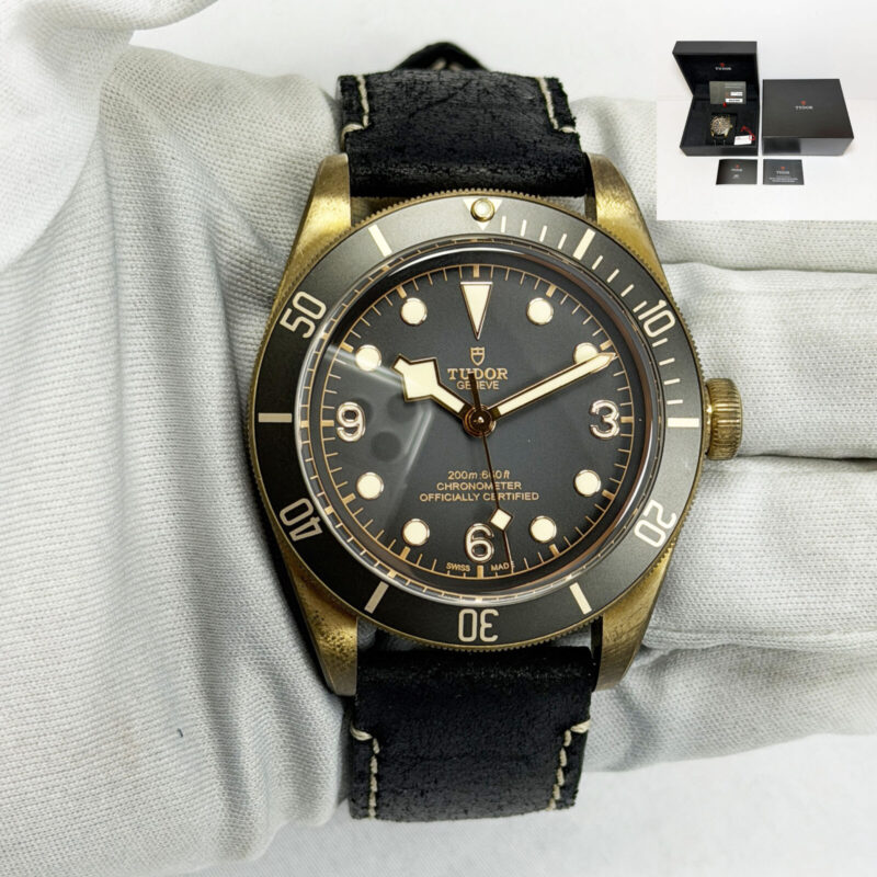 2022 Tudor Black Bay Bronze 79250BA 43MM Slate Grey Dial Box Papers