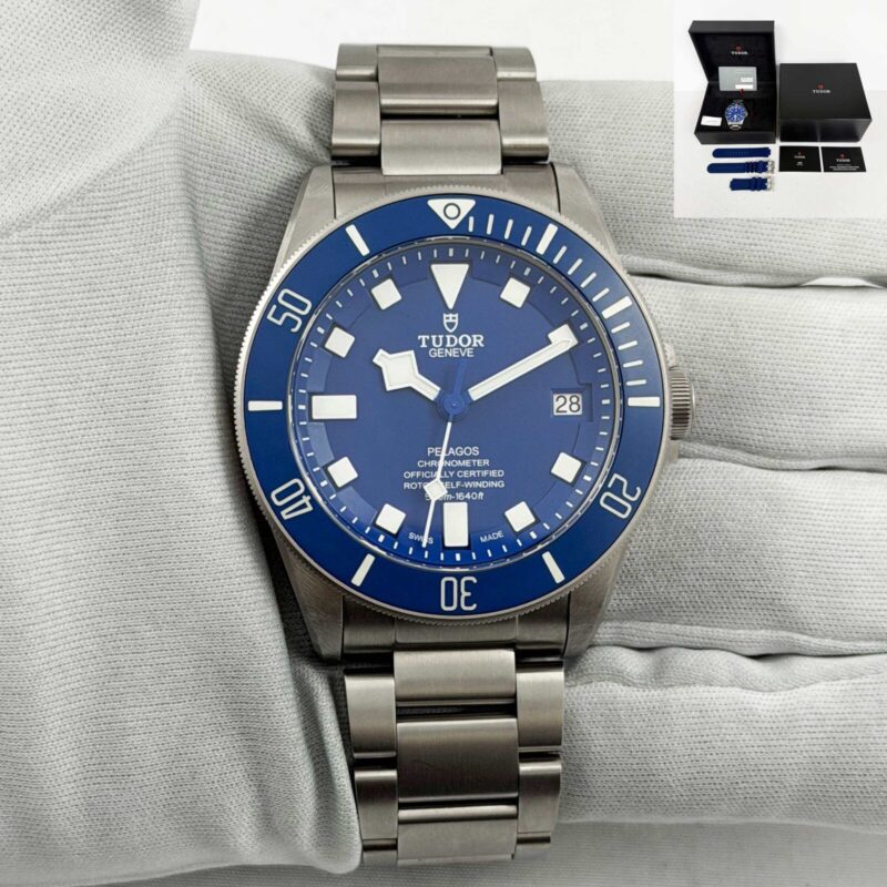 2024 Tudor Pelagos 25600TB 42MM Blue Dial Titanium Box Papers