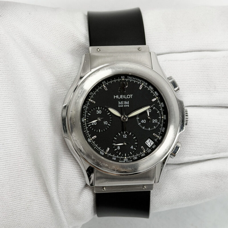 Hublot Elegant Mdm Chronograph 1810.1 40MM Black Dial Stainless Steel