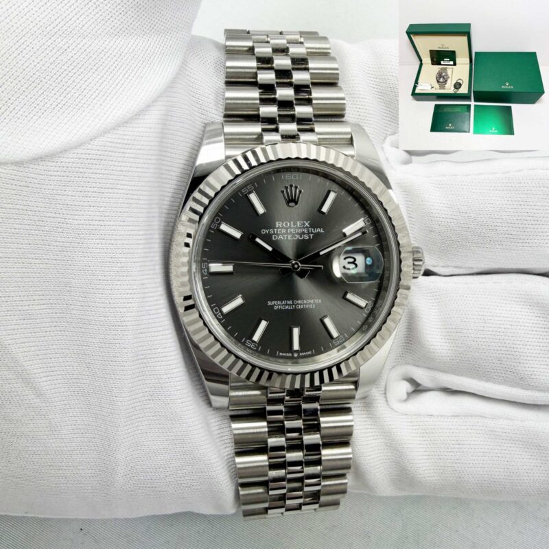 2026 Rolex Datejust 126334 41MM Rhodium Dial Stainless Steel Box Papers