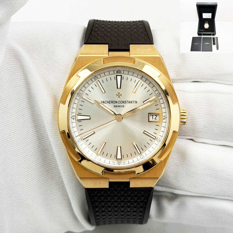 2022 Vacheron Constantin Overseas 4500V/000R-B127 41MM Silver 18K Rg Box Papers