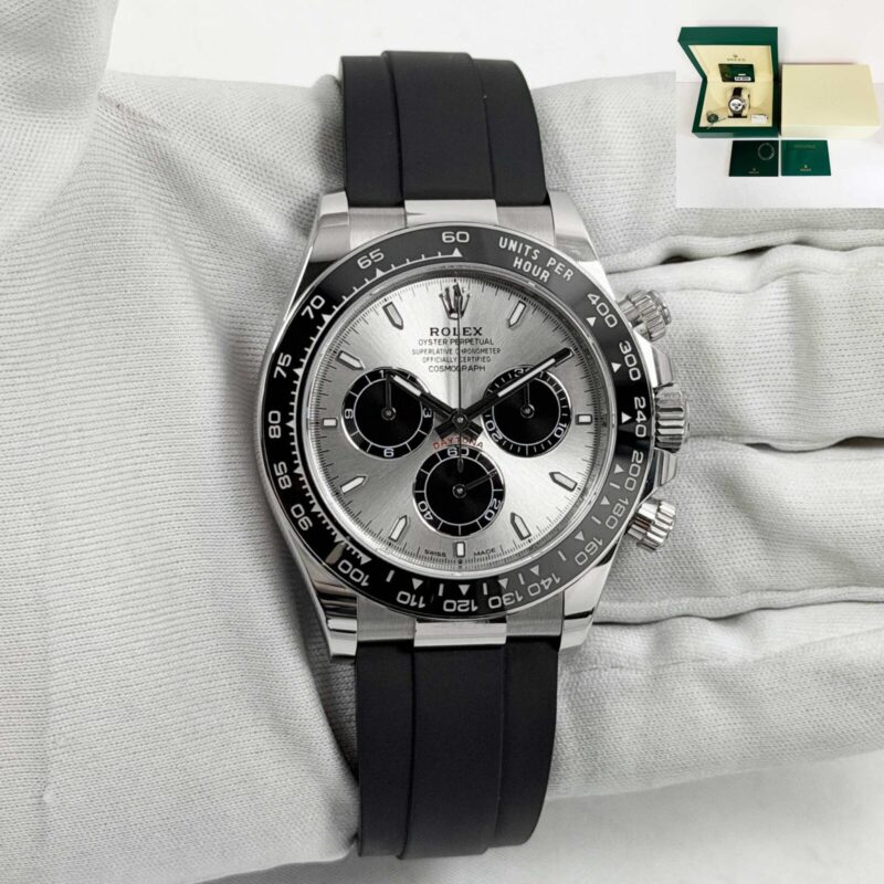 2025 Rolex Daytona Ghost 126519LN 40MM Silver Dial 18K White Gold Box Paper
