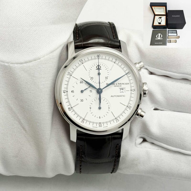 Baume & Mercier Classima Xl 65533 42MM Silver Dial Stainless Steel Box Papers