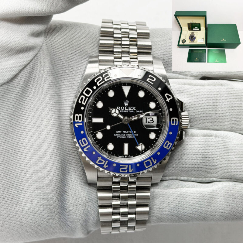 2025 Rolex GMT-Master II Batgirl 126710BLNR 40MM Black Jubilee Steel B/p