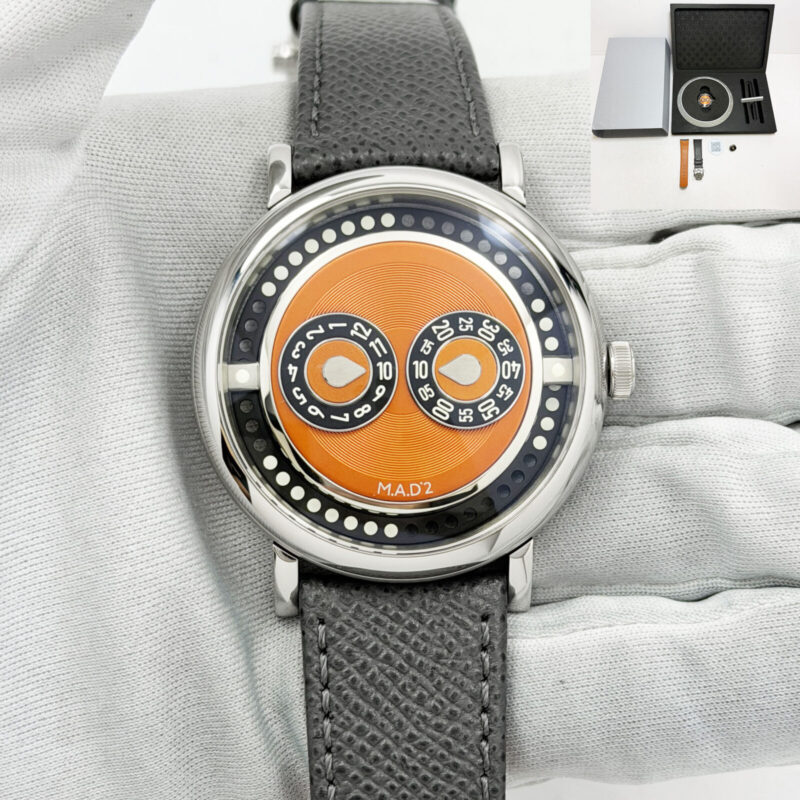 New M.a.d. Editions Mb&f M.A.D.2 Tribe Edition Orange 42MM Steel Box Paper