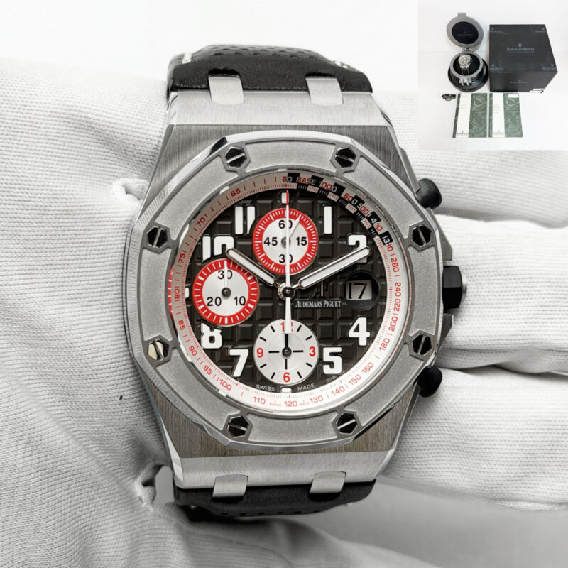 2010 Nos Audemars Piguet Royal Oak Offshore Tour Auto 26363ST 42MM Black B/p