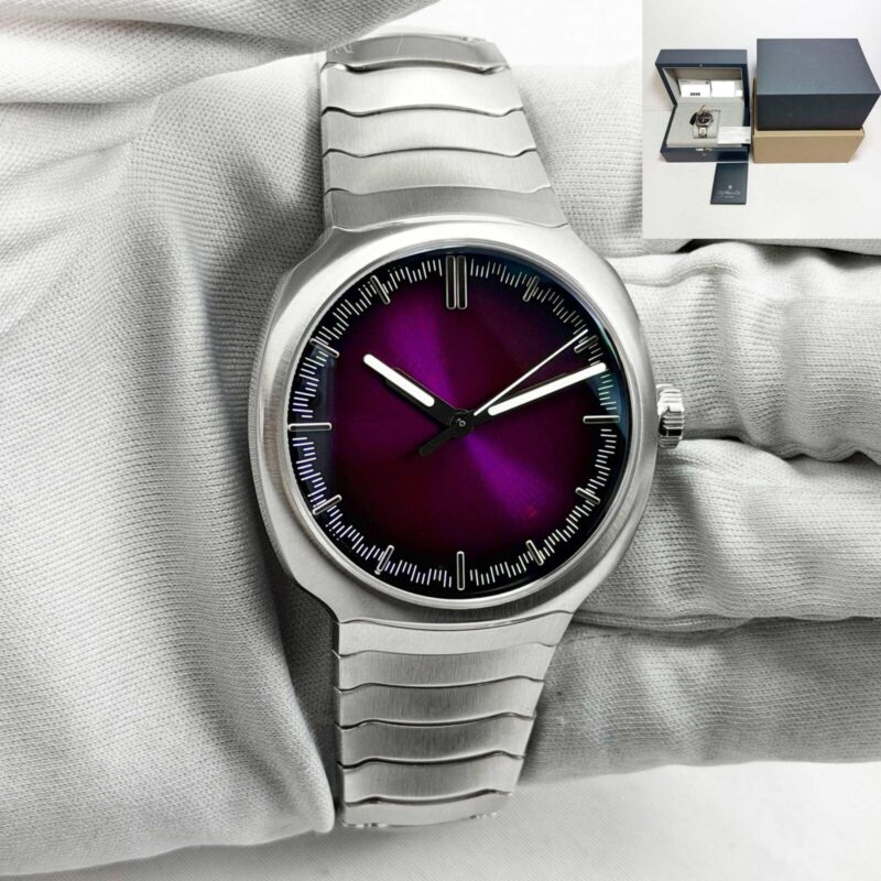 New H.moser & Cie. Streamliner Centre Seconds 6201-1201 40MM Purple Haze B/p