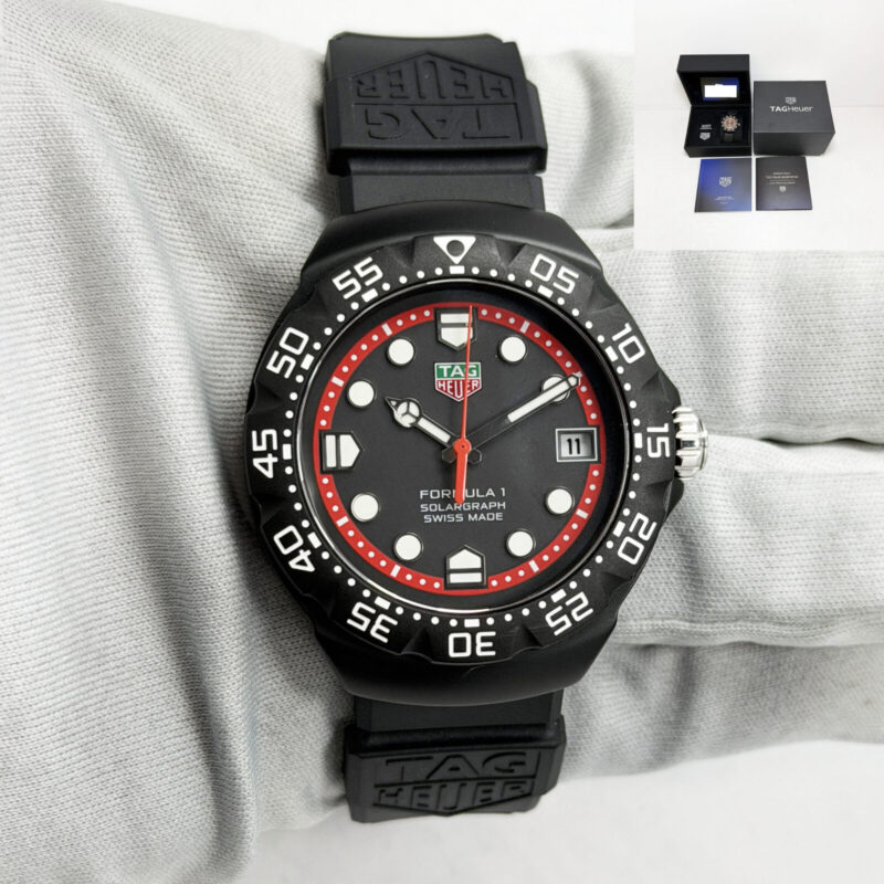 Tag Heuer Formula 1 Solargraph Limited Edition WBY1114 38MM Black Pvd Steel B/p