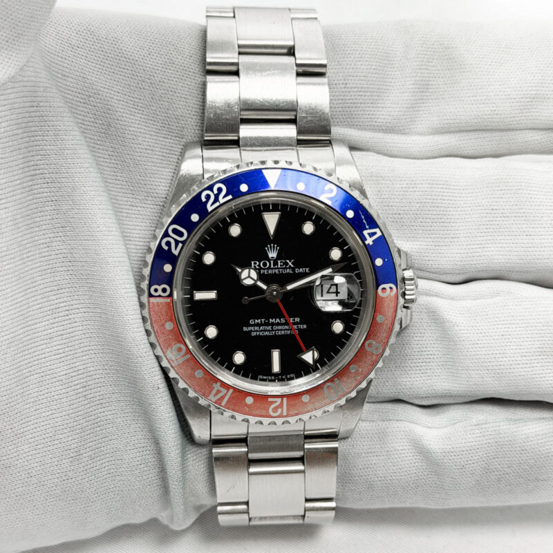 1990 Rolex GMT-Master Pepsi 16700 40MM Black Dial Steel E-Serial