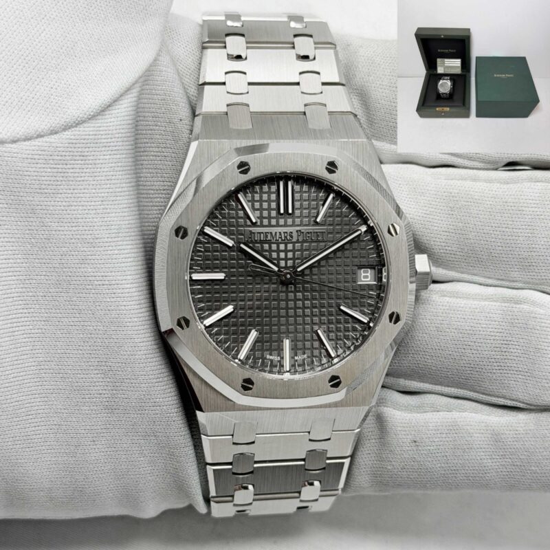 Audemars Piguet Royal Oak 15510ST 41MM Grey Dial Steel Box Papers