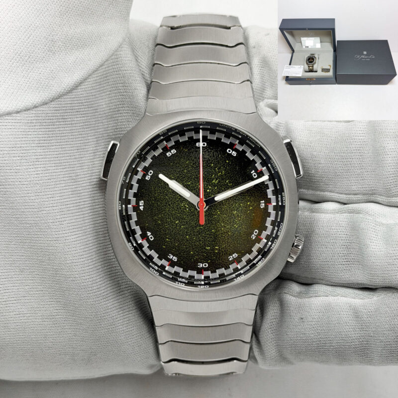 New 2026 H. Moser & Cie. Streamliner 6907-1205 42MM Matrix Green Fume Steel B/p