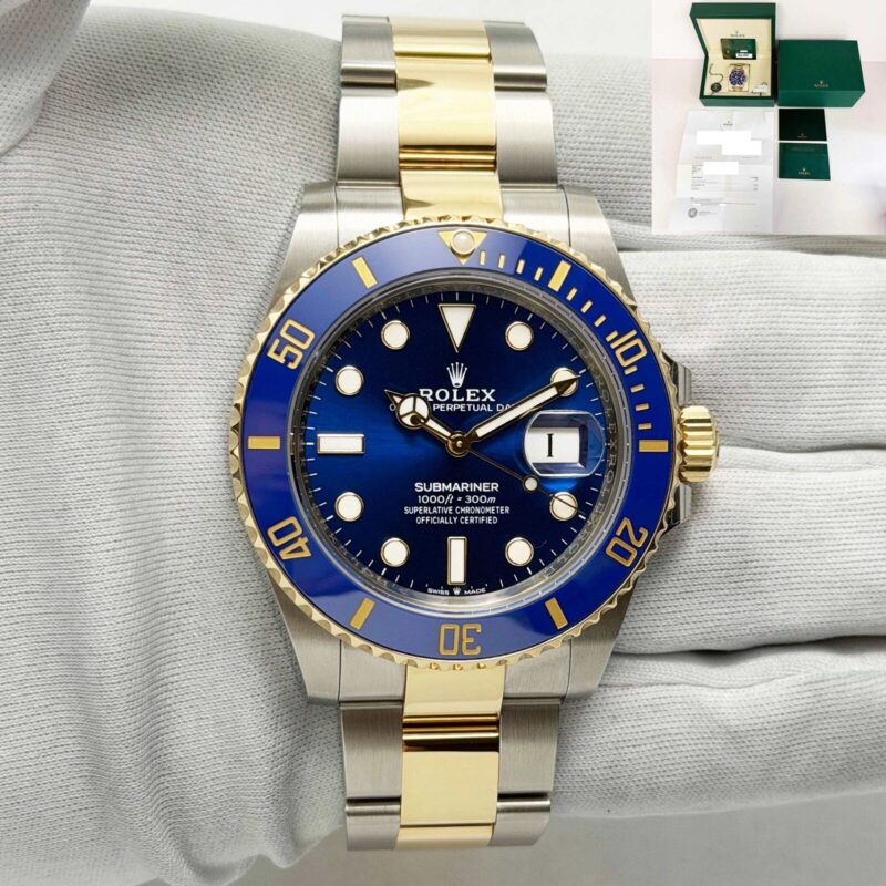 2025 Rolex Submariner Date Bluesy 126613LB 41MM 18K Yg Two-Tone Box Papers
