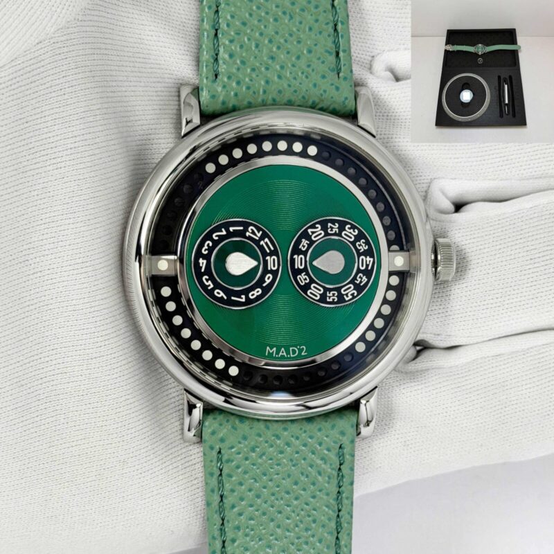 M.a.d. Editions Mb&f M.A.D.2 Green 42MM Green Dial Stainless Steel Box Papers