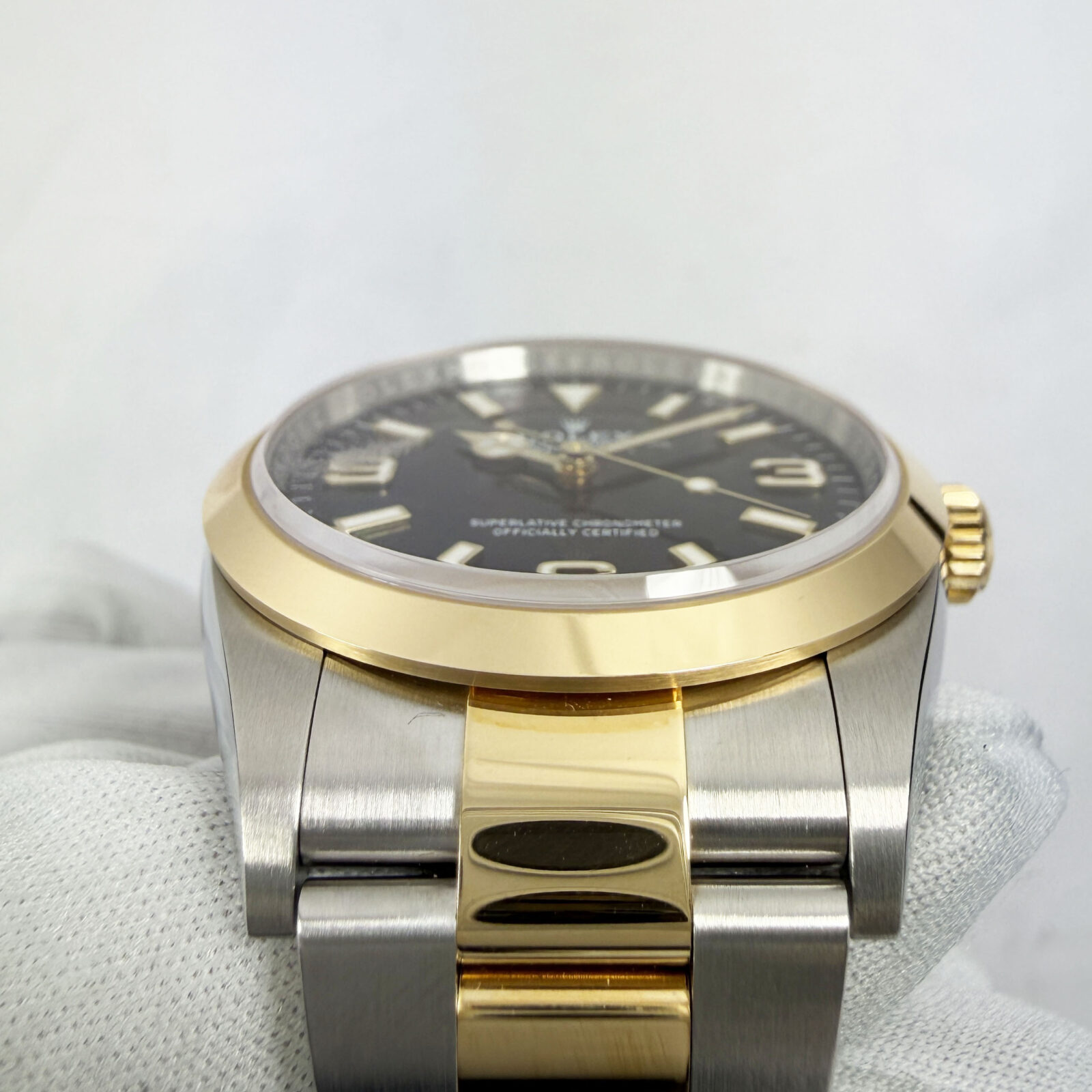 Unworn 2026 Rolex Explorer 124273 36MM Black 18K Two-Tone Yellow