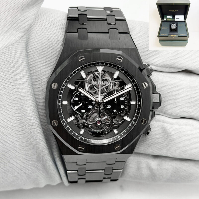 Mint Audemars Piguet Royal Oak Tourbillon 26343CE 44MM Skeleton B/p 2026 Service