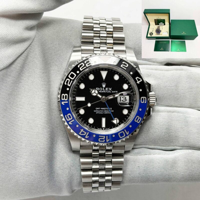 2025 Rolex GMT-Master II Batgirl 126710BLNR 40MM Black Jubilee Steel B/p