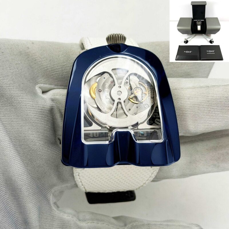 2024 Mb&f Horological Machine HM8 Mark 2 Blue 82.TL.BU Titanium Box Papers