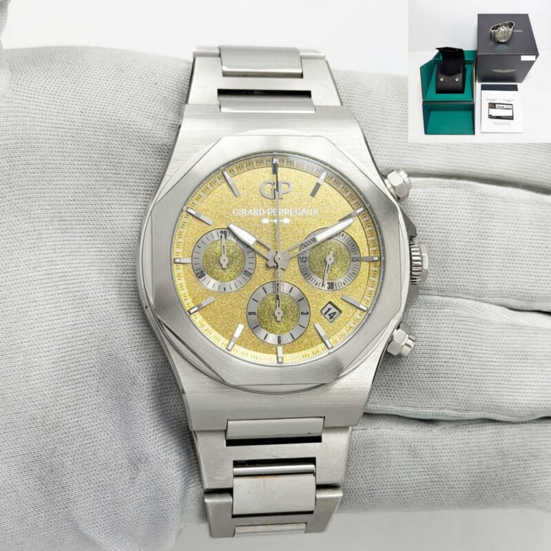 Girard Perregaux Laureato Aston Martin 81020-21-3398-1CM 42MM Green Titanium B/p