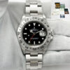 Unpolished 2003 Rolex Explorer II 16570 40MM Black Dial Steel Box Paper