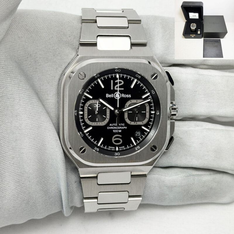 2022 Bell & Ross Br-05 40MM Black Dial Stainless Steel Box Paper
