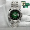 New 2026 Rolex Datejust 126334 41MM Green Ombre Dial Fluted Jubilee Steel B/p