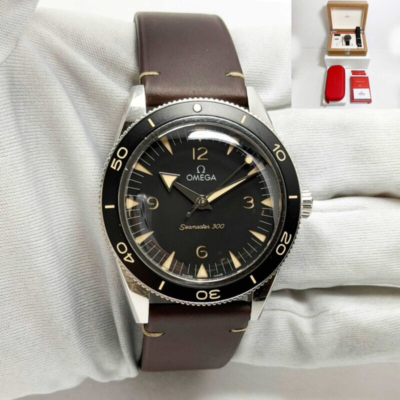 Omega Seamaster 300 Chronometer 234.32.41.21.01.001 41MM Black Steel Box
