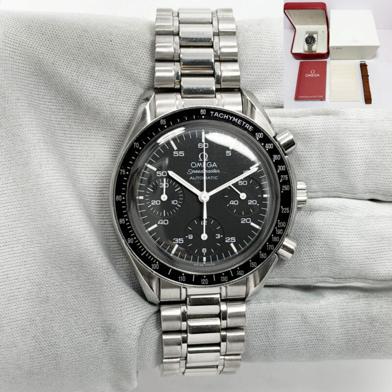 Omega Speedmaster Reduced 3510.50 39MM Black Dial Stainless Steel Box