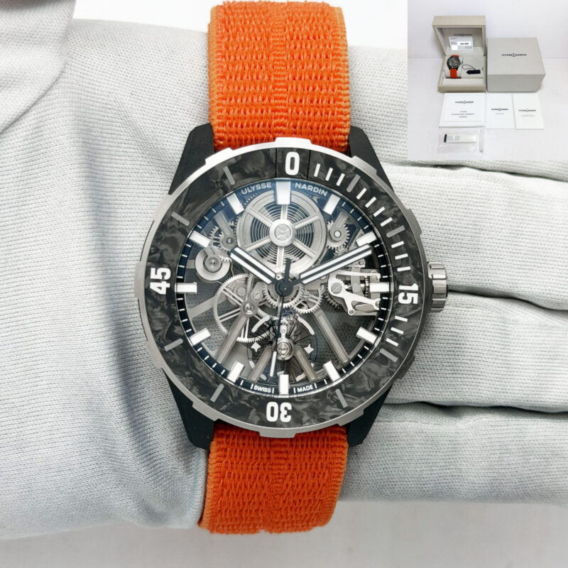 New 2025 Ulysse Nardin Diver [air] 3743-170-2A 44MM Skeletonized Titanium B/p