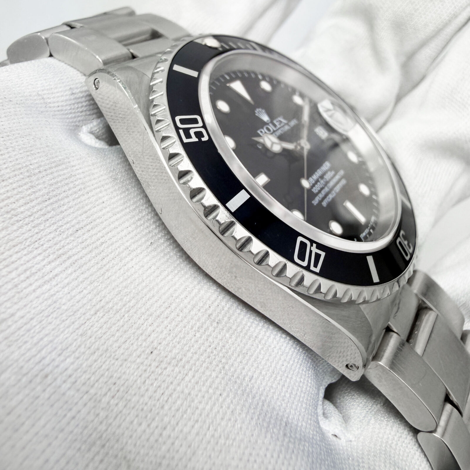 1993 Rolex Submariner Date 16610 40MM Black Steel Box Booklets S