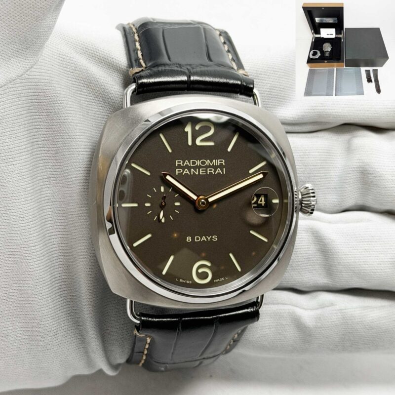 2024 Panerai Radiomir 8 Days PAM00346 45MM Brown Titanium Box Paper