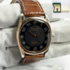 Rolex Cellini Danos 4233 34MM Black Concentric Dial 18K Rose Gold Box