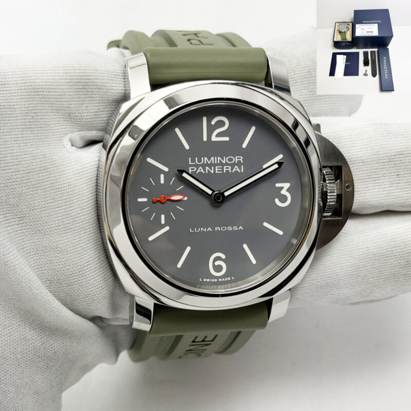 2025 Panerai Luminor Luna Rossa Tre Giorni PAM01653 44MM Grey Steel Box Paper