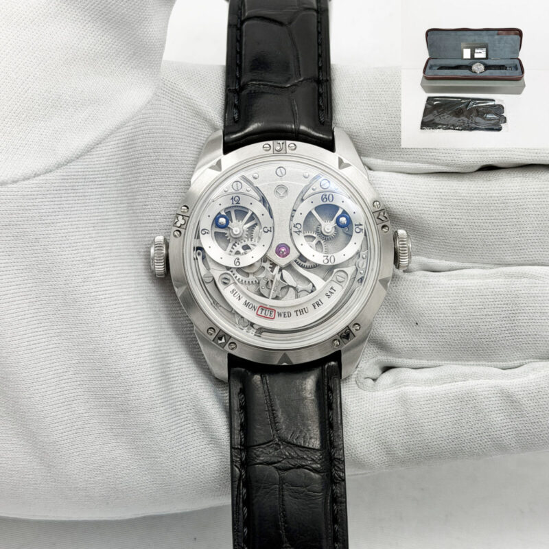 2025 Konstantin Chaykin Joker Iron Mask 40MM Skeleton Dial Steel Box Paper