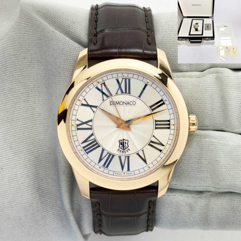 Ateliers Demonaco Poincon De Geneve Classique Dmc-Pdg-Cl-Rg 40MM Silver Rg B/p