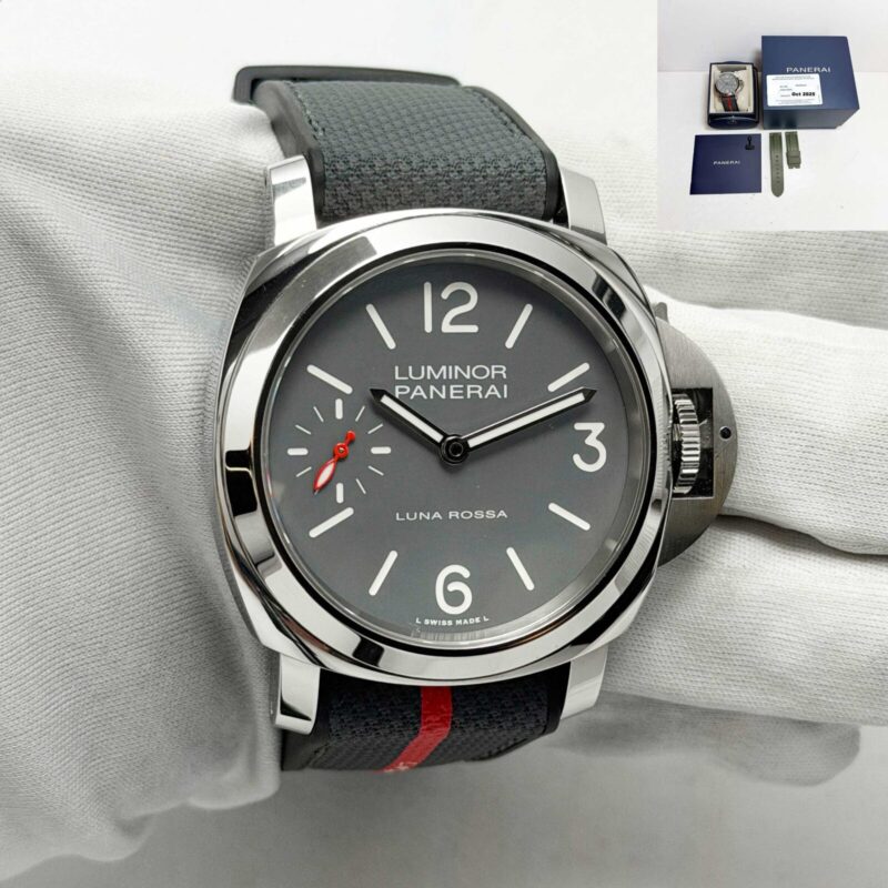 2025 Panerai Luminor Luna Rossa Tre Giorni PAM01653 44MM Grey Steel Box Paper