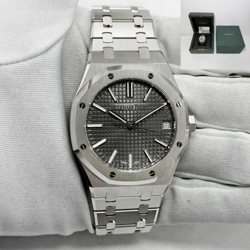 Audemars Piguet Royal Oak 15510ST 41MM Grey Dial Steel Box Papers
