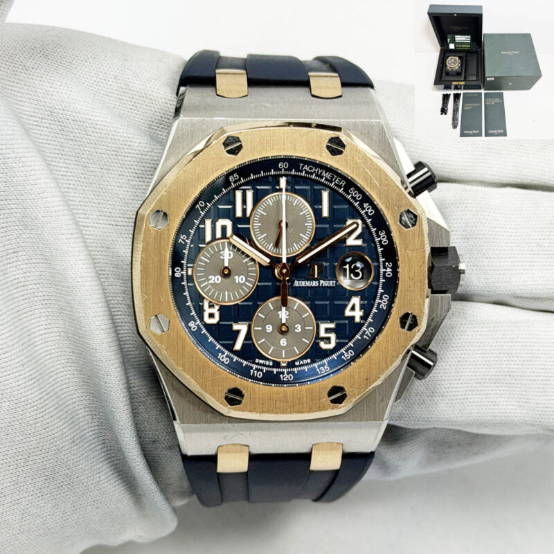 Audemars Piguet Royal Oak Offshore Chrono Bucherer 26471SR 42MM Two-Tone Rg B/p
