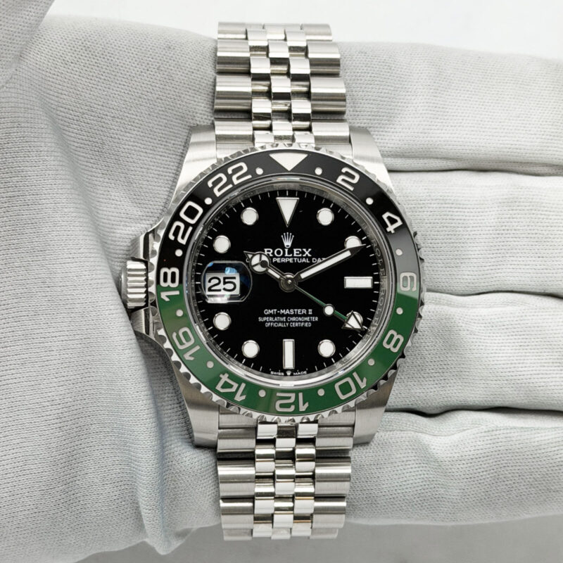 Rolex GMT-Master II 126720VTNR Lefty Sprite 40MM Black Dial Jubilee Steel