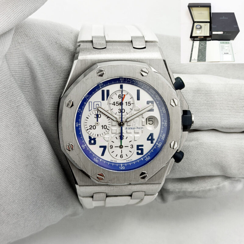 2010 Audemars Piguet Royal Oak Offshore Chrono Sachin Tendulkar 26182ST 42MM B/p
