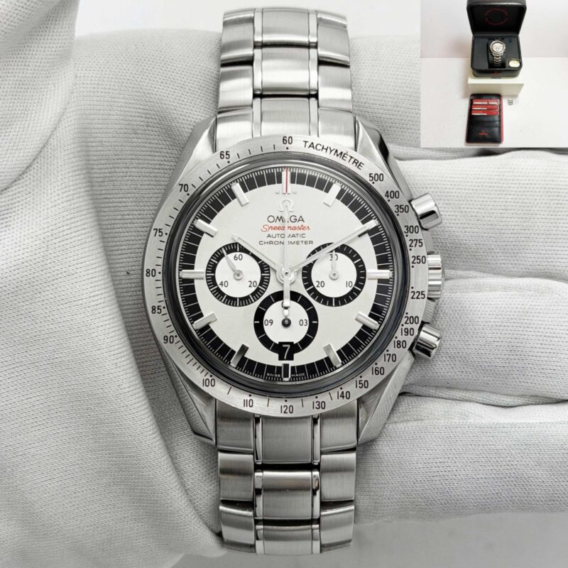 Omega Speedmaster Legend Schumacher 3506.31.00 42MM Silver Steel Box Paper