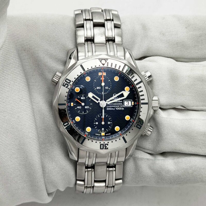 Omega Seamaster Diver 300 Chronograph 2598.80 42MM Blue Dial Steel