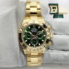 2022 Rolex Daytona John Mayer 116508 40MM Green 18K Yellow Gold Box Paper