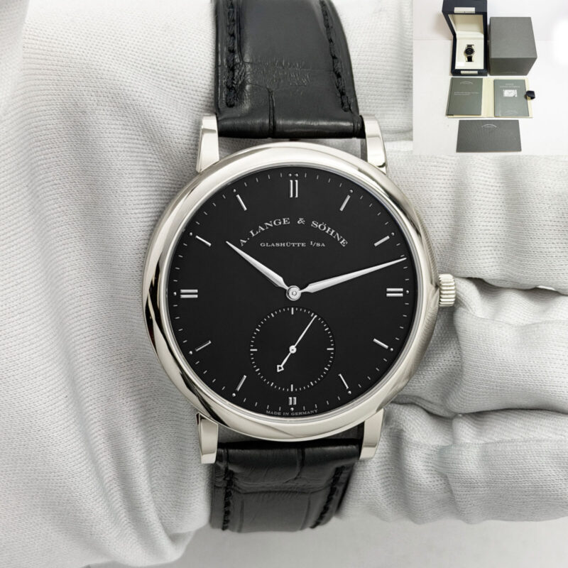 2025 A. Lange & Sohne Grand Saxonia 307.029 40MM Black 18K White Gold Box Paper